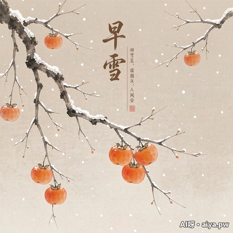 二十四节气新中式插画 效果示例