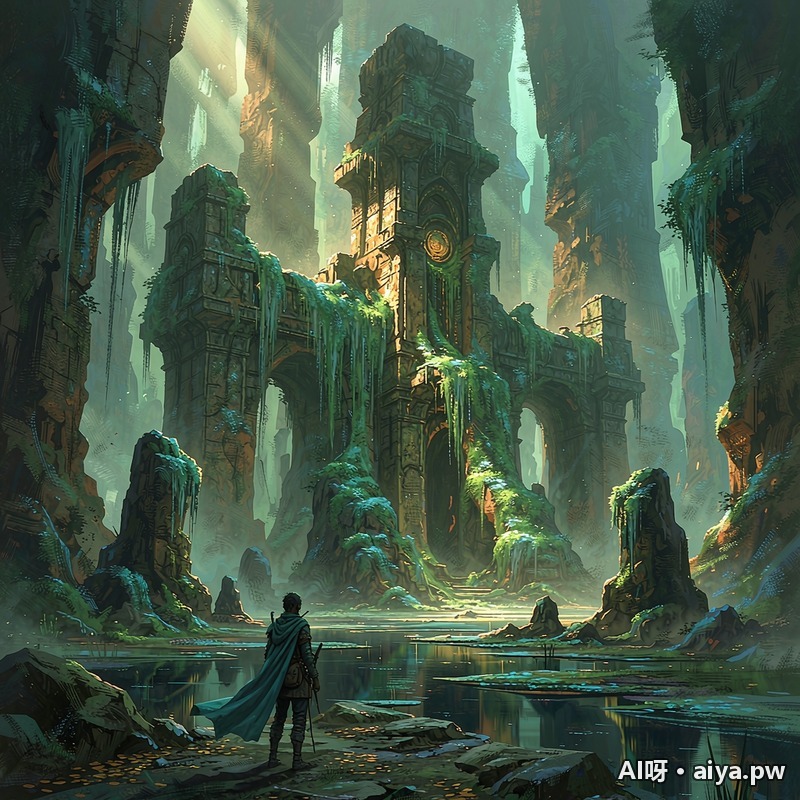 史诗遗迹场景概念图 效果示例