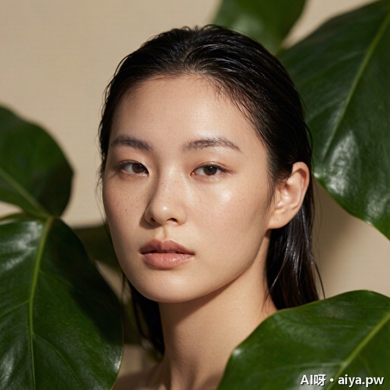 自然感美妆人像 效果示例
