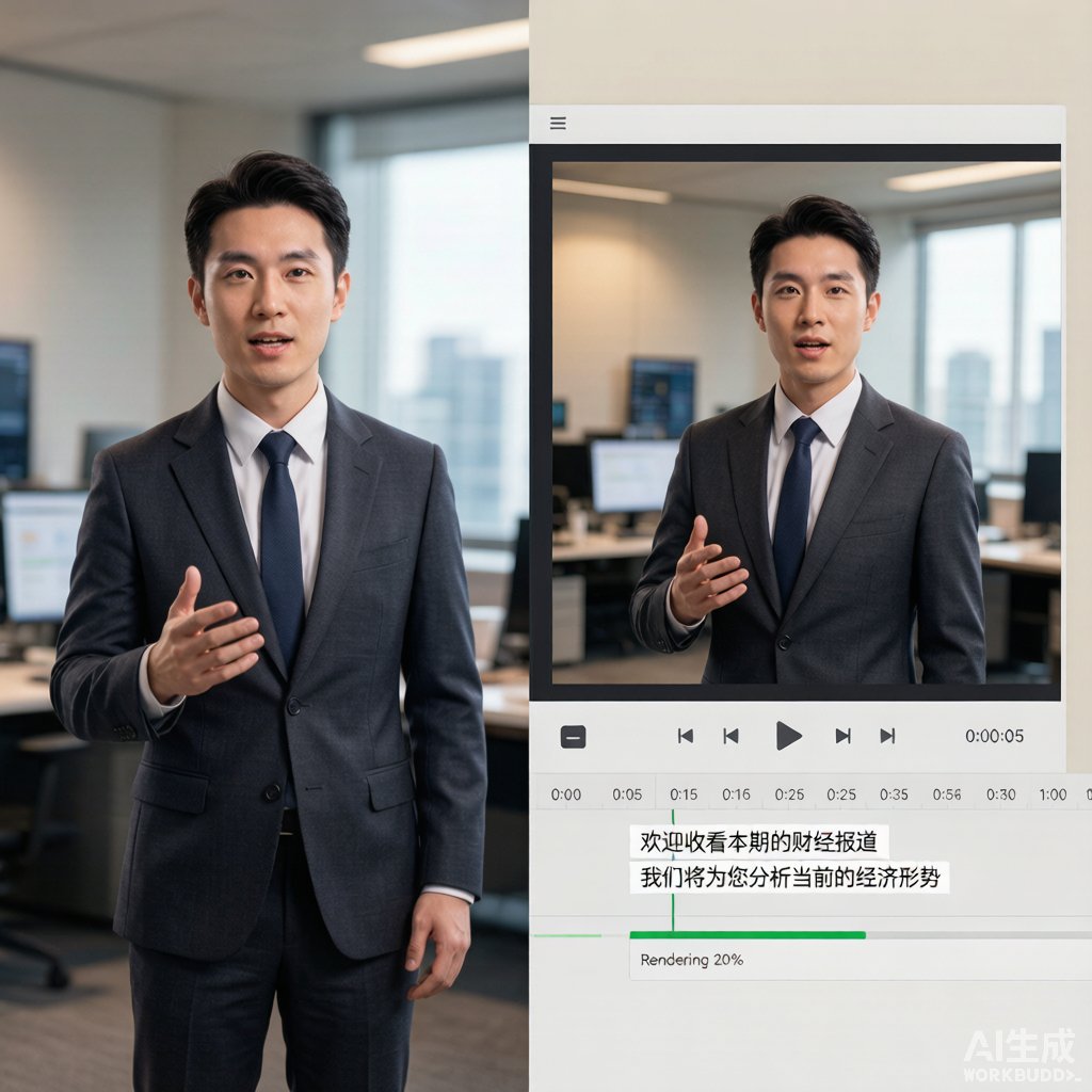 HeyGen 数字人口播视频效果