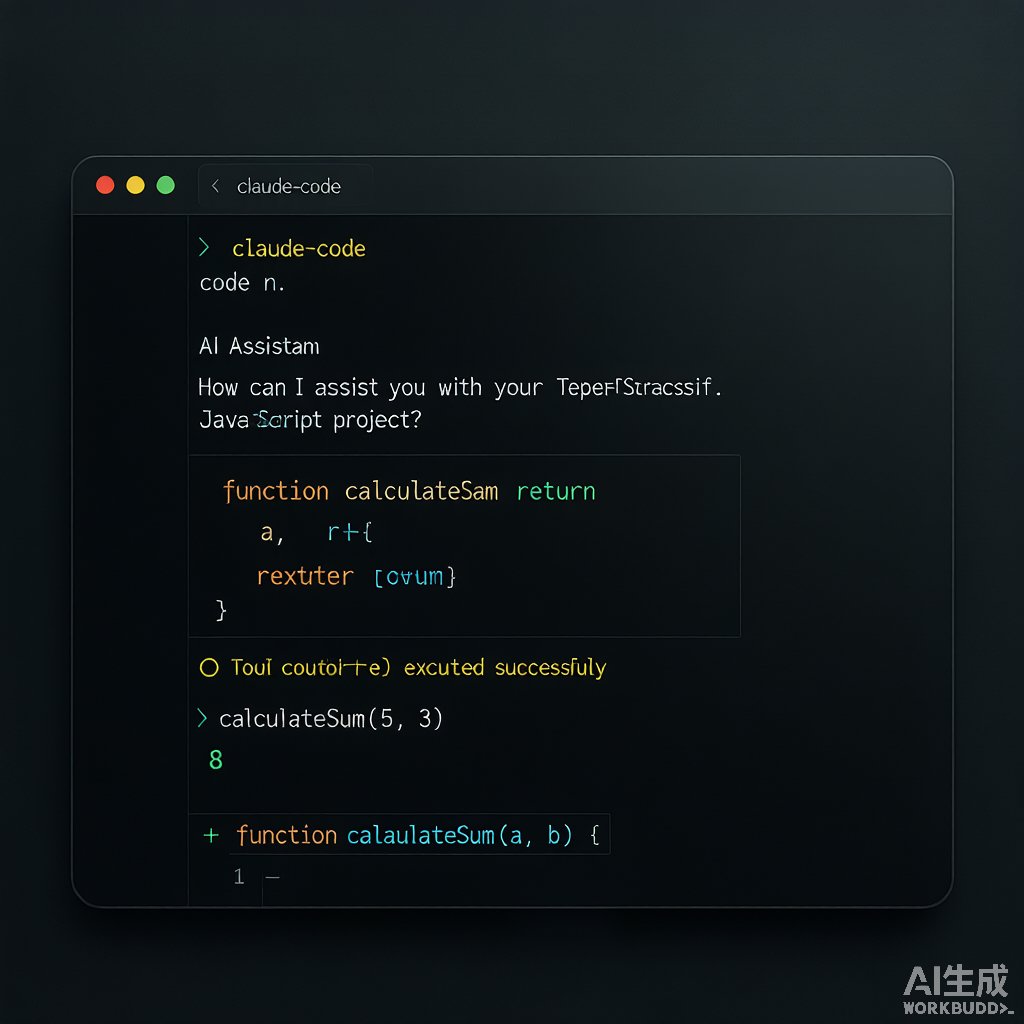 Claude Code 在终端中的工作界面