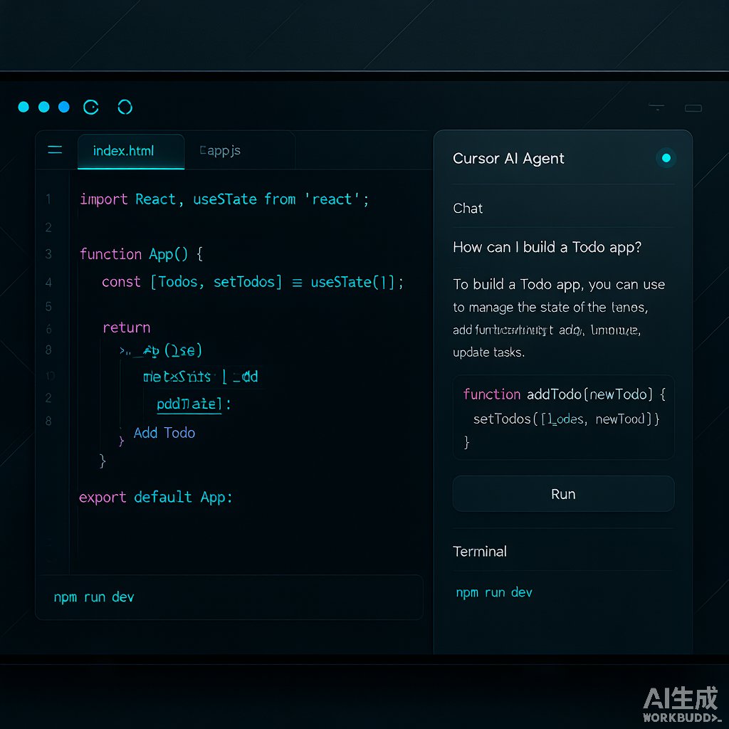 Cursor AI Agent 模式下与 AI 对话创建项目