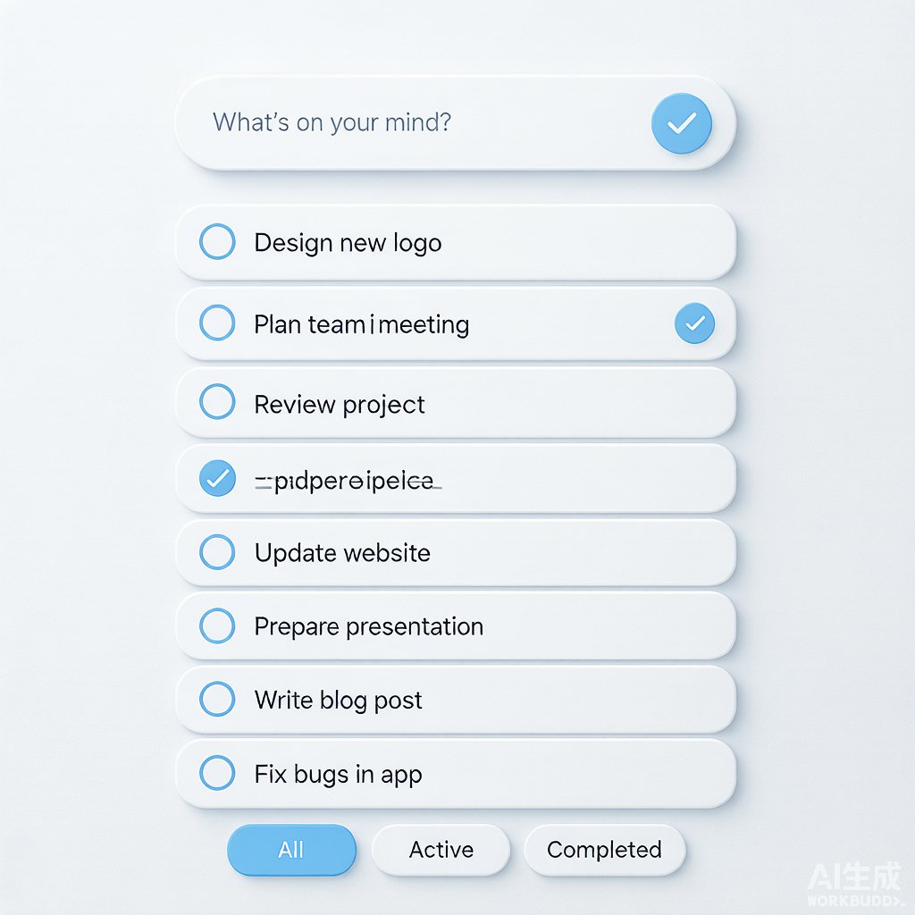 Todo App 基础 HTML 结构和预览