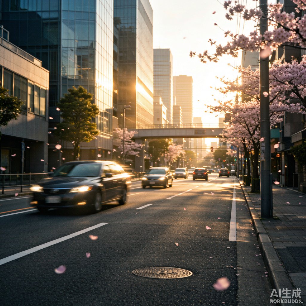 LTX-2.5 生成的 10 秒 720P 街景视频截图